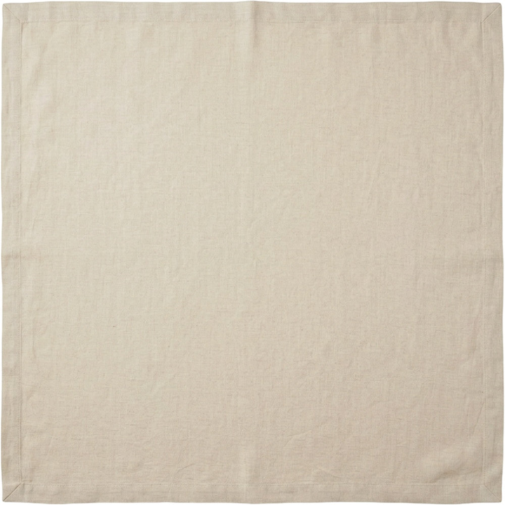 Feiy Washed-Linen Rectangular Tablecloth 60 x 90 in Natural Flax - Product view