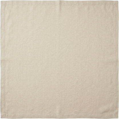 Feiy Washed-Linen Rectangular Tablecloth 60 x 90 in Natural Flax - Product view