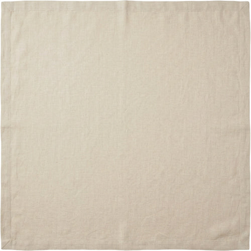 Feiy Washed-Linen Rectangular Tablecloth 60 x 90 in Natural Flax - Product view