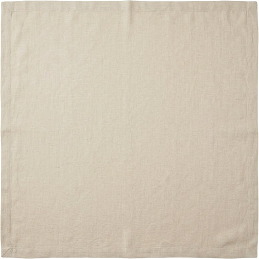 Feiy Washed-Linen Rectangular Tablecloth 60 x 90 in Natural Flax - Product view
